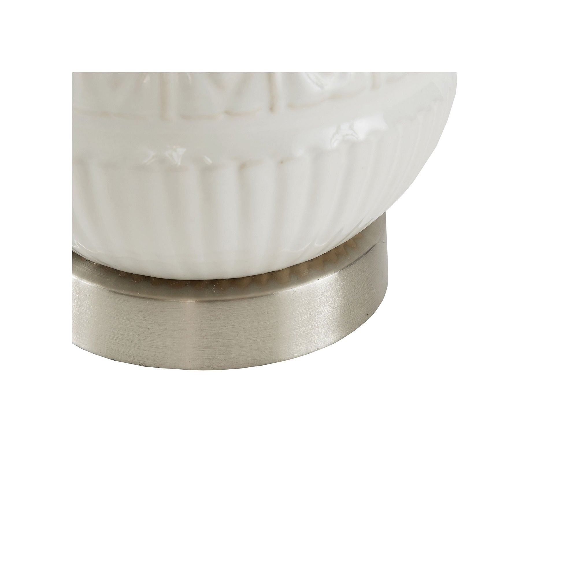 510 Design Gypsy Table Lamp - White, One Size - Perfect for Bedroom, Living Room & Office Decor