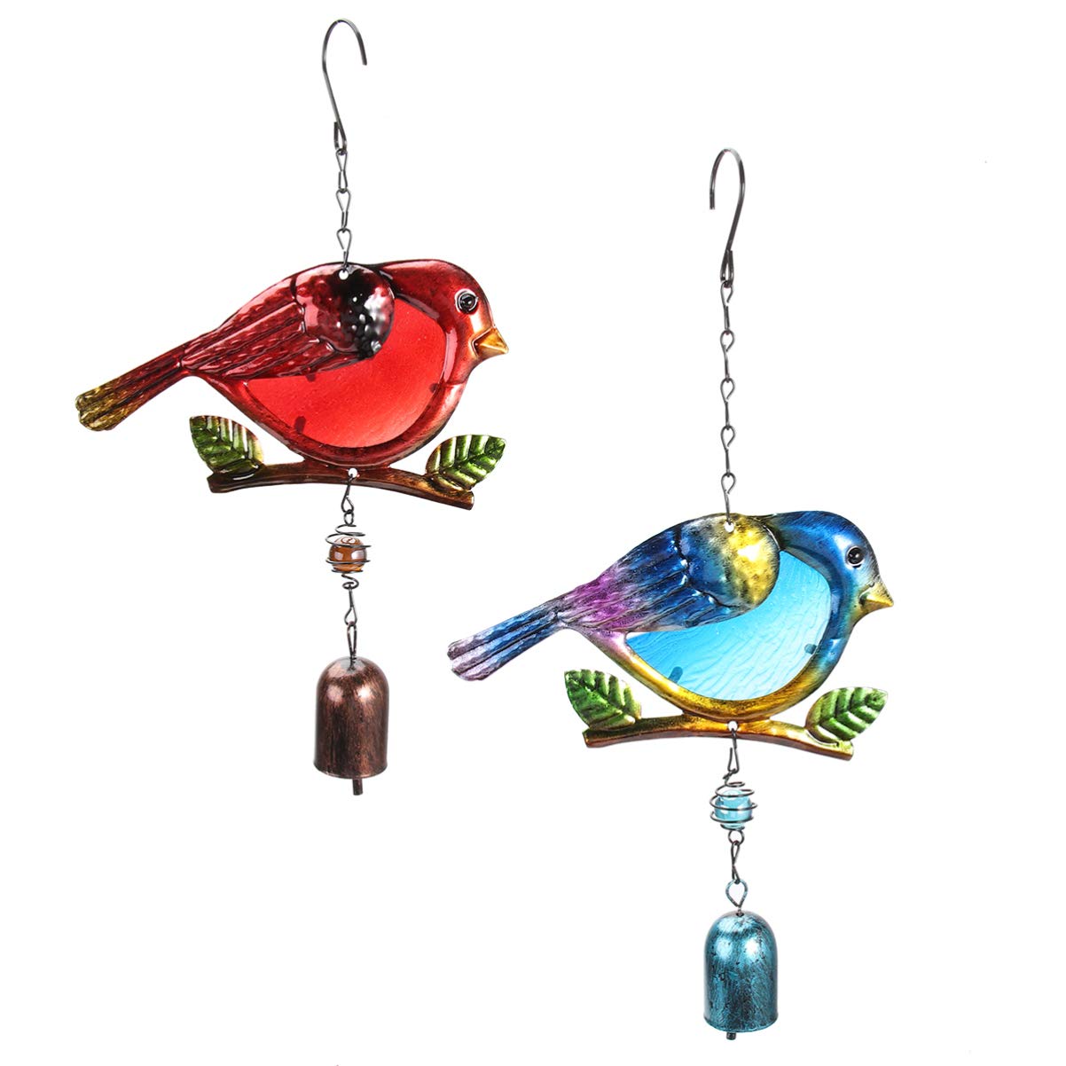 DOITOOL 2pcs Vintage Wind Chime - Car & Home Decor for Outdoor & Window