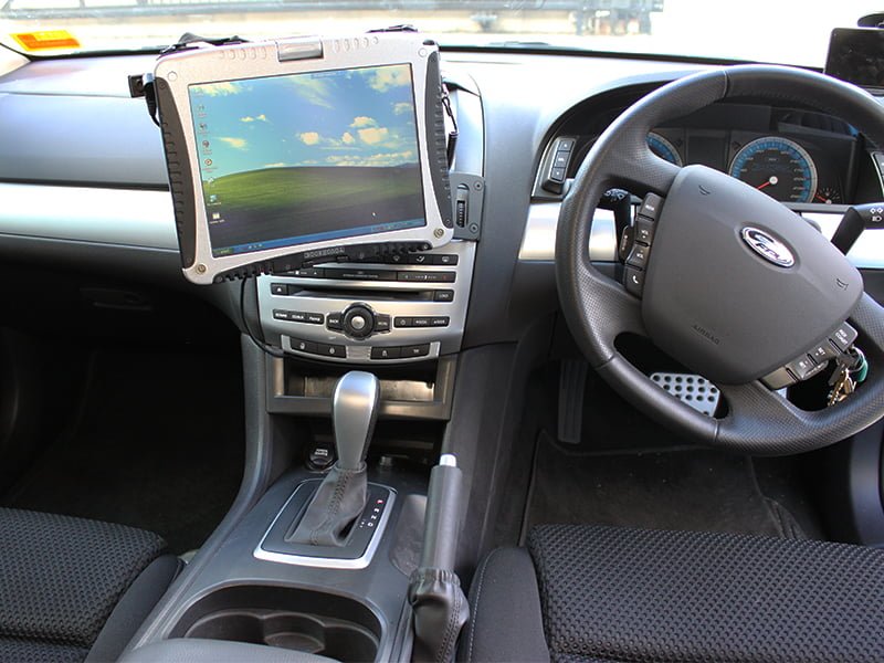 Industrial Evolution InDash Mount for Ford Falcon FG (2008-2016) - Secure Car Phone Holder for GPS Navigation & Hands-Free Driving