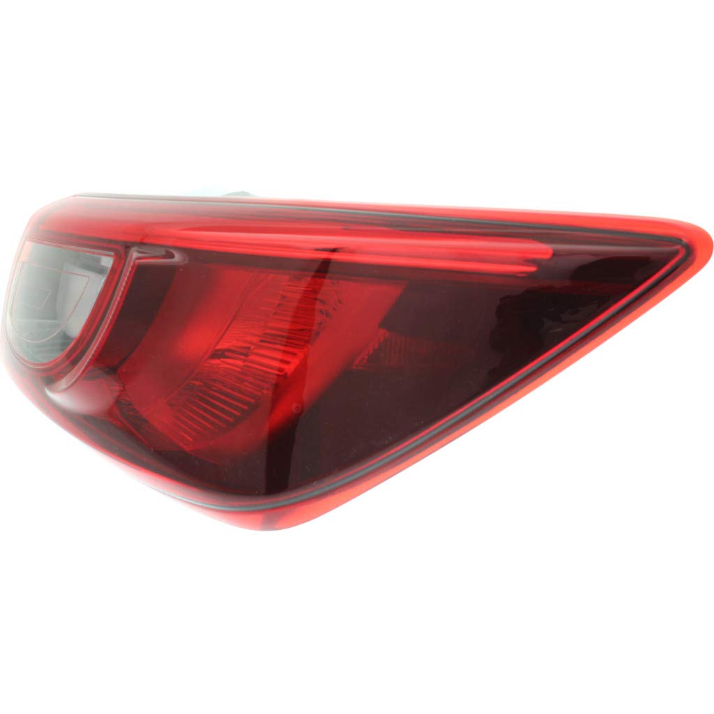 2016-2017 Mazda CX-3 LED Tail Lights Pair - Driver & Passenger Side CAPA Certified with Bulbs Included (MA2804120 + MA2805120) | Perfect Fit Replacement for Improved Visibility & Safety | DB4G-51-160 Bulb Type | Ideal for Night Driving & Enhanced Vehicle Appearance