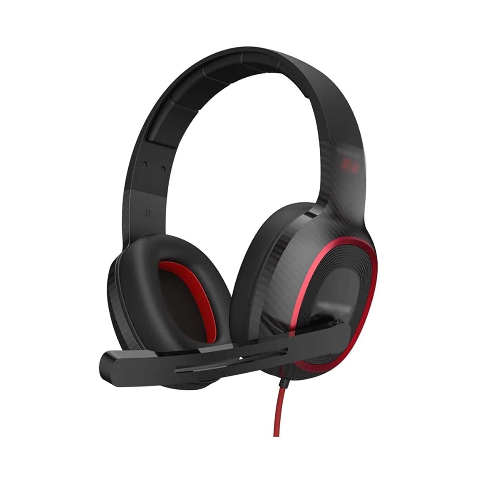 Zinhsq Gaming Headset with 7.1 Surround Sound, Memory Foam Ear Pads, Durable Aluminum Frame & Detachable Mic - Compatible with PC, PS4, Xbox - Perfect for FPS, RPG & Online Gaming