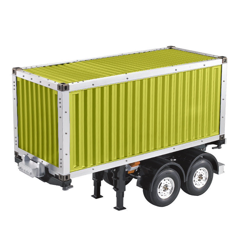 1/14 Scale 20ft RC Semi Trailer DIY Kit - TAMIYA Remote Controlled Tractor Truck with 2-Axle Chassis & Container - Hobby Model Car for Adults & Collectors - Perfect for RC Enthusiasts, DIY Projects, and Realistic Truck Simulation