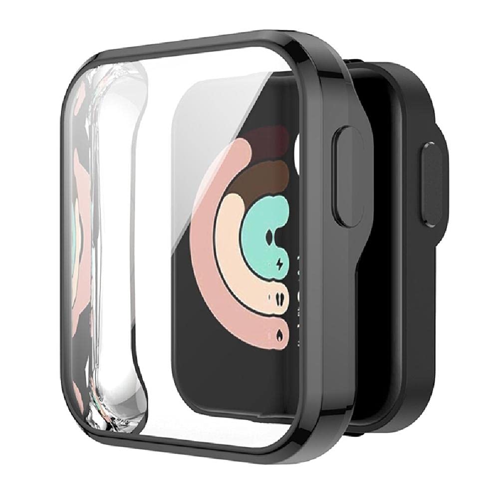 Durable Anti-Scratch TPU Case & Screen Protector for Xiaomi Watch Lite/Redmi Watch - Shockproof Smartwatch Accessories for Gym, Running & Outdoor Activities