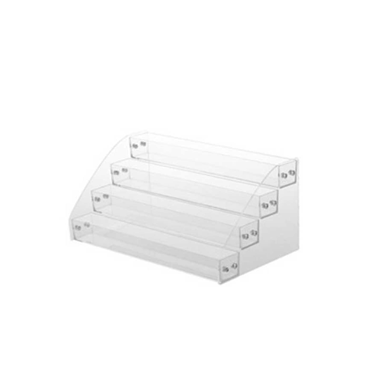 Clear Acrylic Lipstick & Nail Polish Organizer Stand - Essential Oil Display Holder for Women's Cosmetic Storage - Perfect for Vanity, Salon, and Bathroom Organization