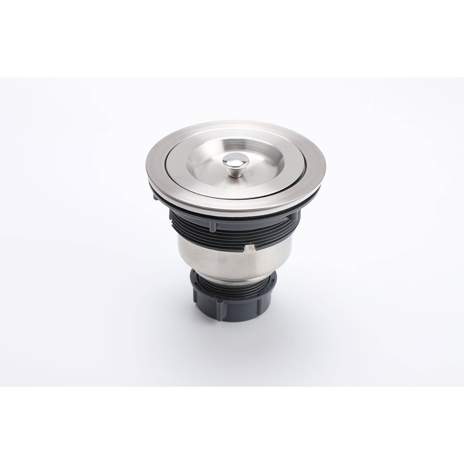 **DAX Workstation Single Bowl Undermount Kitchen Sink 18G Stainless Steel 59 x 18 Inches R10 Radius - Includes Accessories, Perfect for Modern Kitchens & Food Prep Stations**