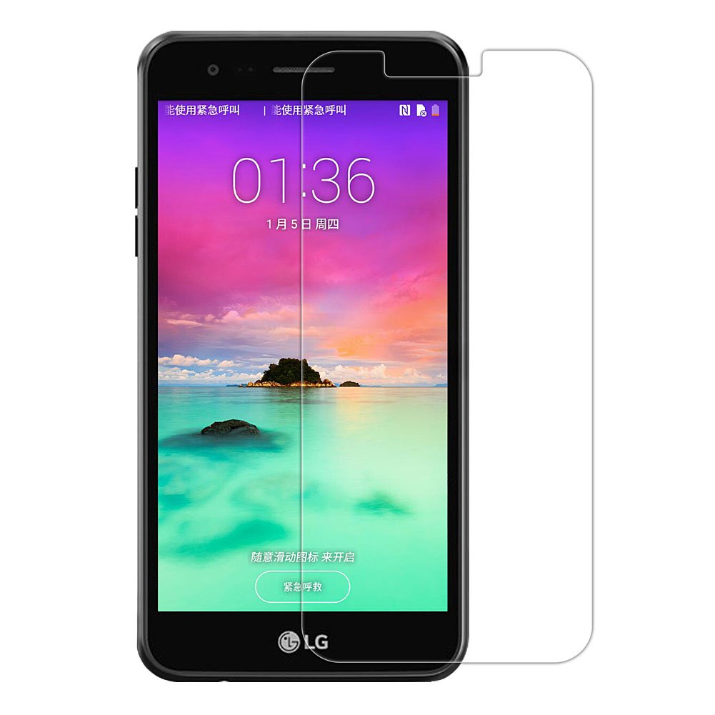 Kepuch 2 Pack Tempered Glass for LG K10 2017 - Clear Protection for Daily Use