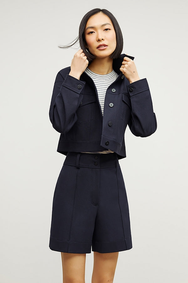 Caitlin Short - Better Than Denim :: Ink - Perfect for Casual Wear, Outdoor Activities & Everyday Comfort