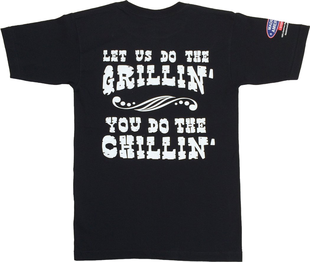Made in USA Men's Dale's Rollin Smoke BBQ T-Shirt - Comfortable Cotton Tee for Grilling, Barbecue Parties & Casual Wear