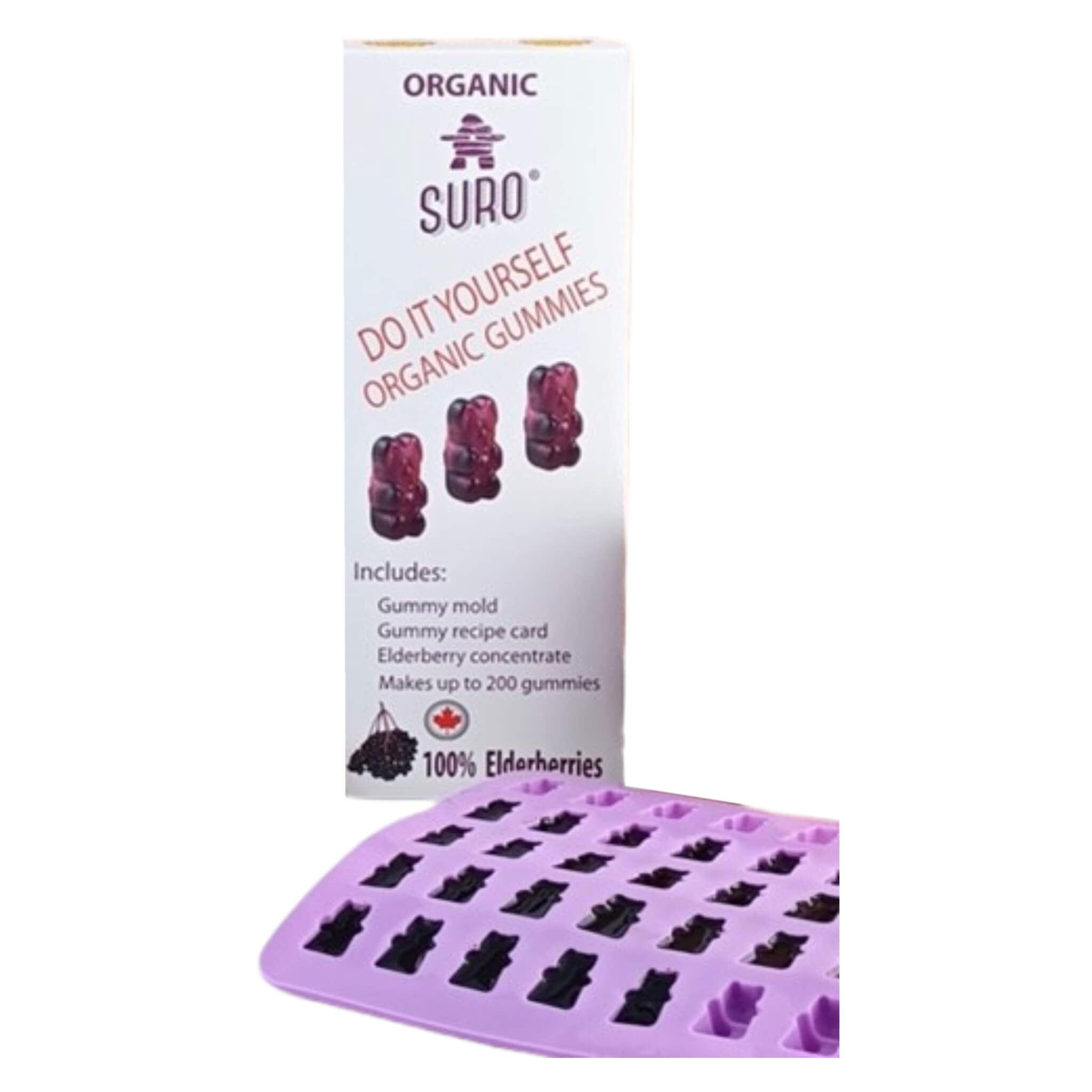 Organic Elderberry Gummies for Immune Support - DIY Homemade Vitamin C Supplement for Kids & Adults - Perfect for Cold Season, Travel & Daily Wellness Boost