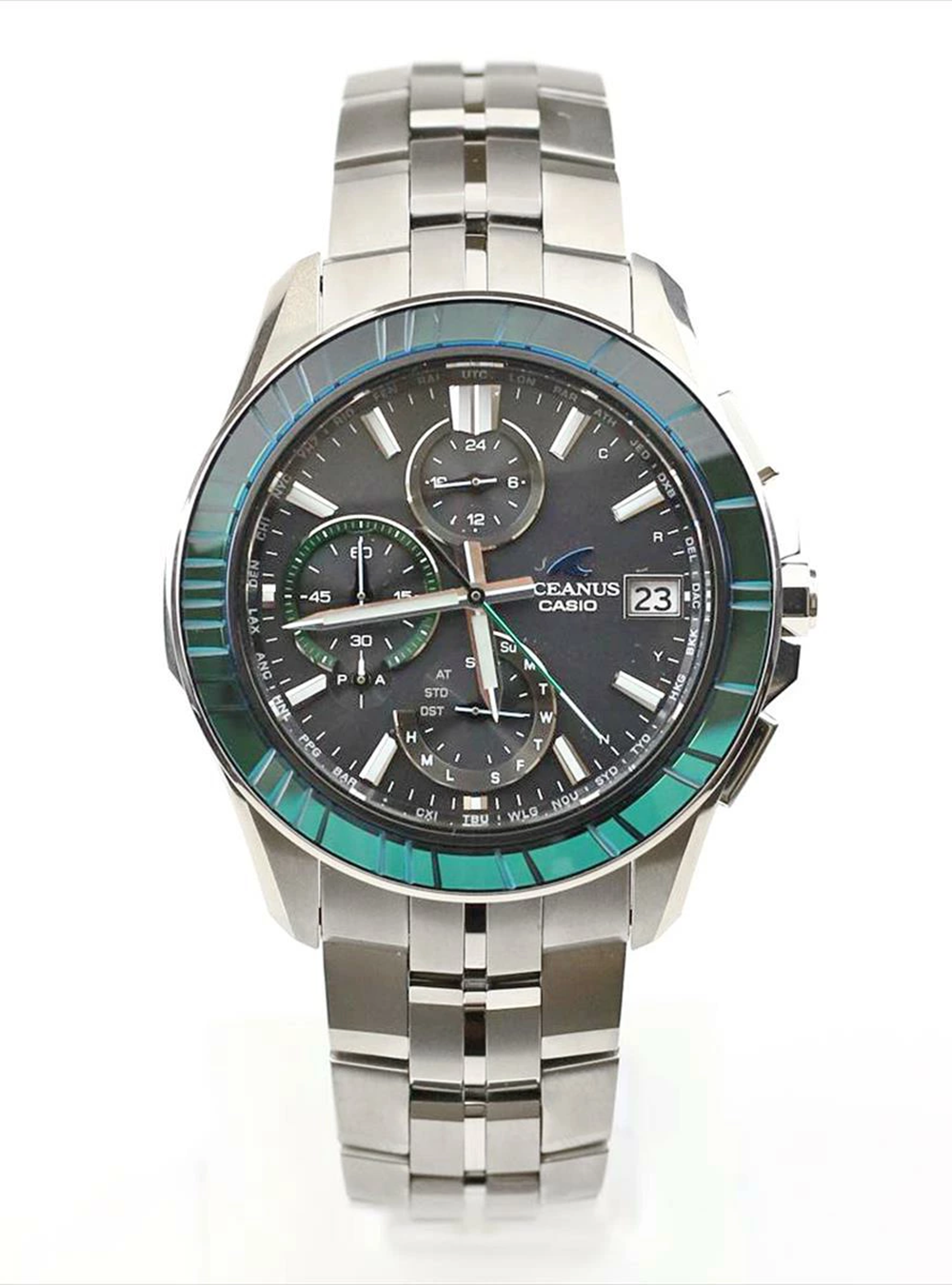CASIO Oceanus OCW-S7000SG 1AJR Men's Watch - 20th Anniversary Limited Edition, Japanese Made, Solar-Powered, Stainless Steel - Perfect for Business, Diving & Luxury Collectors