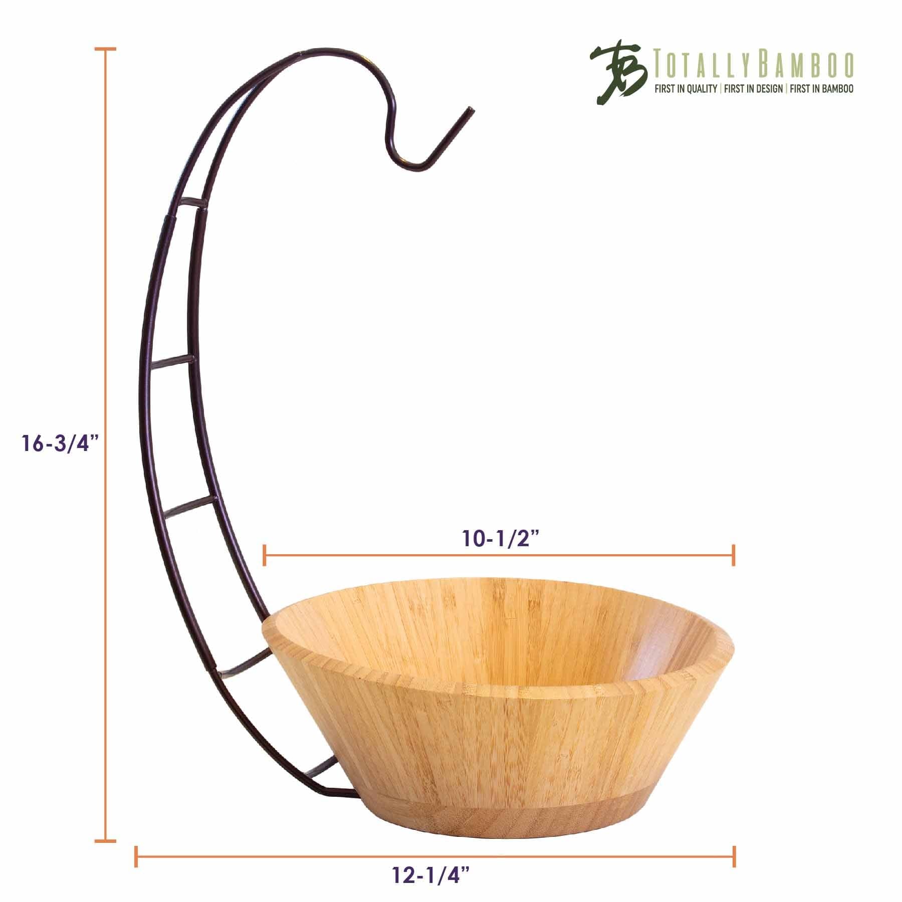 Premium Fruit Bowl with Banana Holder - Sturdy and Stylish Kitchen Organizer for Fresh Fruits, Bananas, and Snacks - Perfect for Countertop, Dining Table, and Healthy Lifestyle