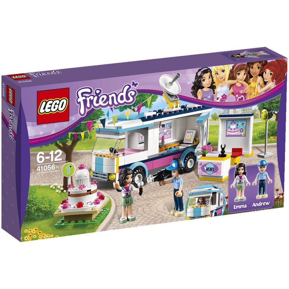 LEGO Friends Heartlake News Van Building Toy Set #41056 - Creative Play for Kids, Perfect for Birthday Gifts & Collectors