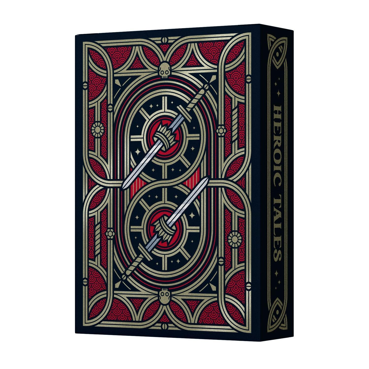 Heroic Tales Playing Cards - Premium Deck for Poker, Magic Tricks & Game Nights | Collectible & Durable Cards for Family Fun & Entertainment