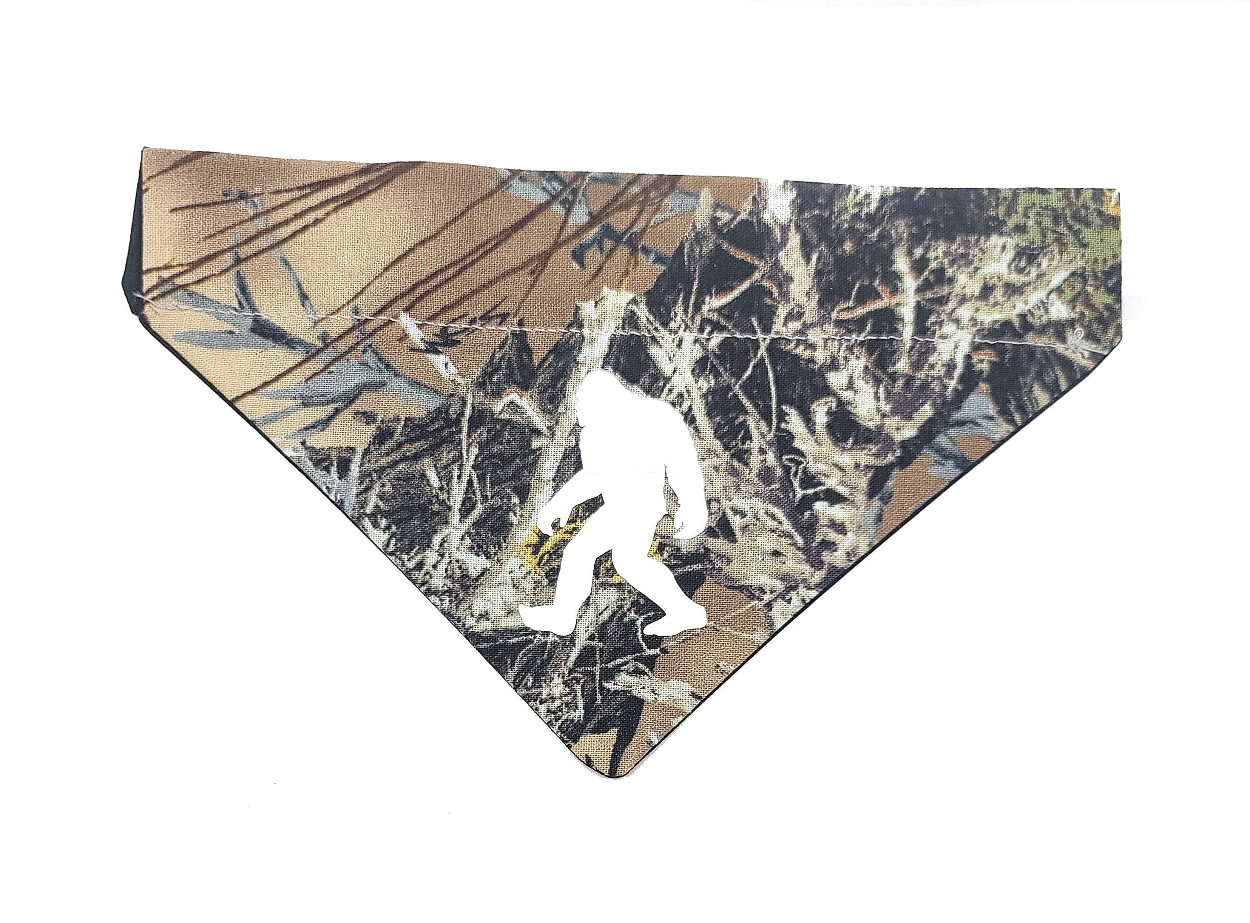 Bigfoot Over-the-Collar Dog Bandana for Small Dogs - Adjustable Slip-on Design Fits Existing Collars - Perfect for Outdoor Adventures, Pet Photos & Costume Parties
