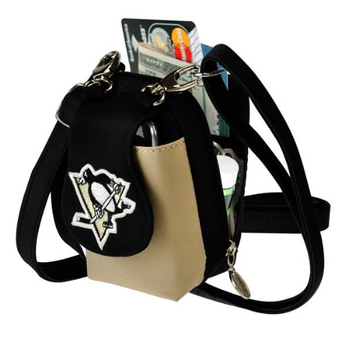 Pittsburgh Penguins NHL Official Licensed Women's Crossbody Purse - Stylish Handbag for Hockey Fans, Game Day & Casual Outings