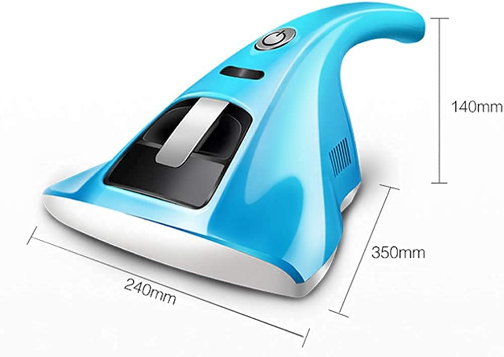 Flyingqin 1200Pa Powerful Vacuum Cleaner - Efficiently Removes Dust from Mattresses, Pillows, Curtains & Sofas (White) | Ideal for Home Cleaning, Pet Hair Removal & Allergy Relief