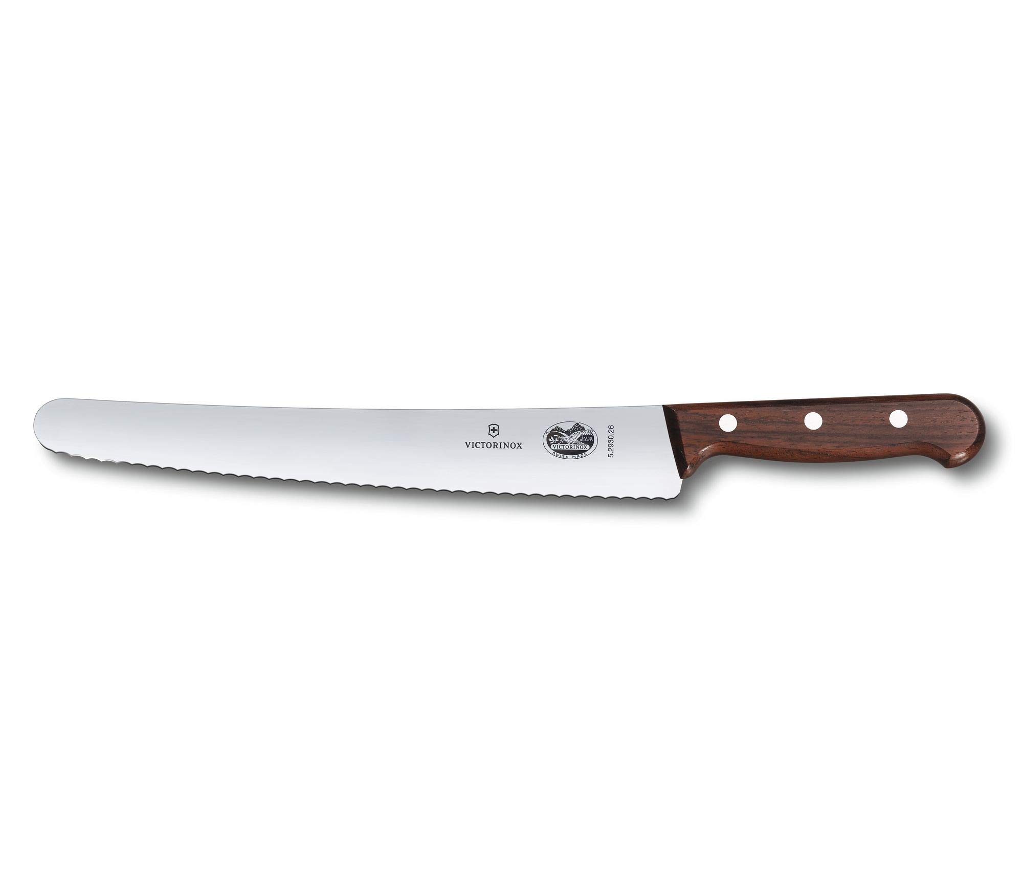 Victorinox Swiss Army 5.2930.26-X2 Forschner Rosewood Bread Knife 10.25 Inch - Professional Kitchen Tool for Slicing Bread, Cakes & Pastries | Perfect for Home Bakers & Restaurants