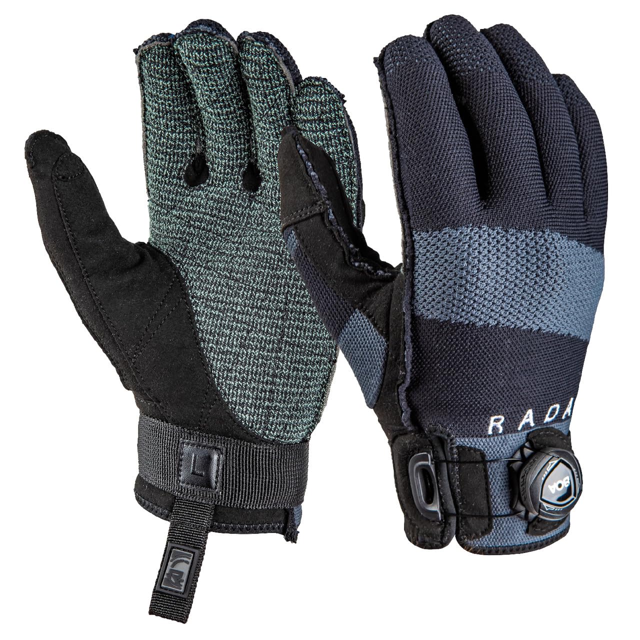 Radar Men's Engineer BOA Inside-Out Full Finger Waterski Gloves - Durable Water Sports Gloves for Wakeboarding, Jet Skiing & Waterskiing - Perfect Grip & Comfort for Extreme Water Activities