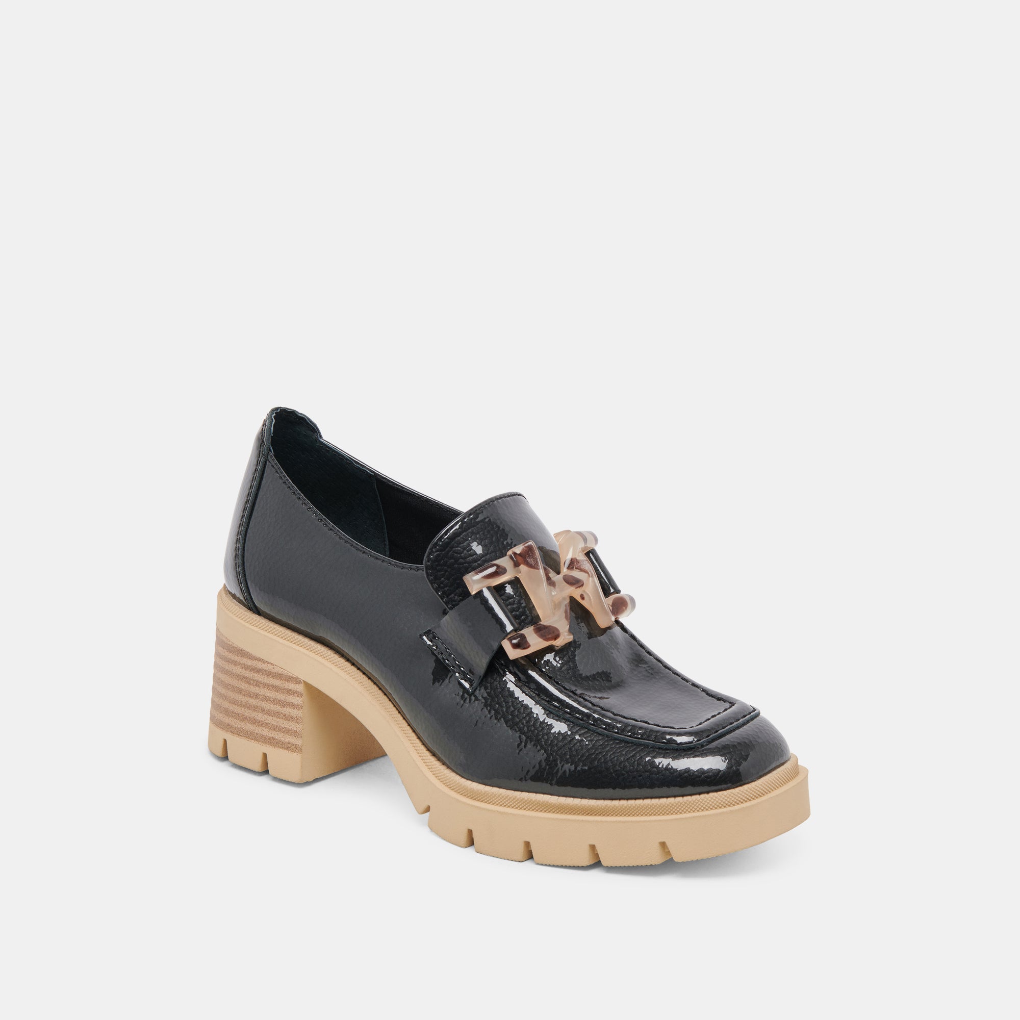 HAROLD HEELS - Women's Midnight Black Patent Leather High Heels for Parties, Weddings & Evening Events