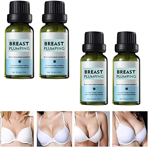 **Perky Breast Enlargement Oil - Natural Bust Firming & Lifting Serum for Fuller, Bigger Boobs - Anti-Sagging & Wrinkle Reduction - Fast-Acting Massage Oil (4 Pack) - Perfect for Daily Use & Post-Pregnancy Recovery**