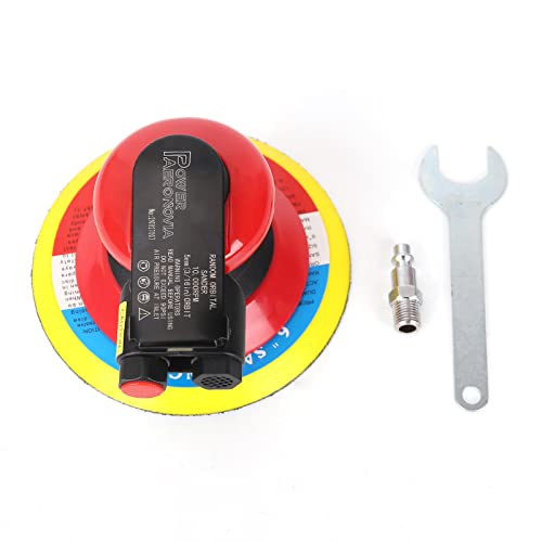 3 Inch Mini Air Sander & 6 Inch Pneumatic Sander Kit - Compact Power Tools for Woodworking, Metal Polishing & Auto Body Sanding
