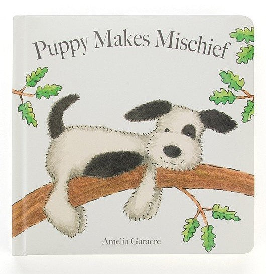 Jellycat Hardcover Book - Puppy Makes Mischief by Amelia Gatacre | Cute Storybook for Kids, Perfect for Bedtime Reading & Early Learning