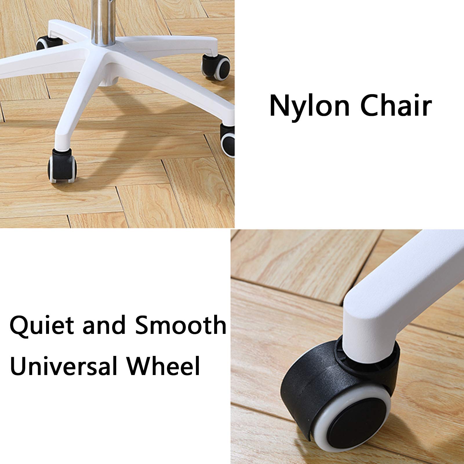 JHome Ergonomic Swivel Office Chair with Adjustable Height, Lumbar Support & Armrests - Comfortable Rolling Desk Chair for Computer Work, Gaming & Home Office