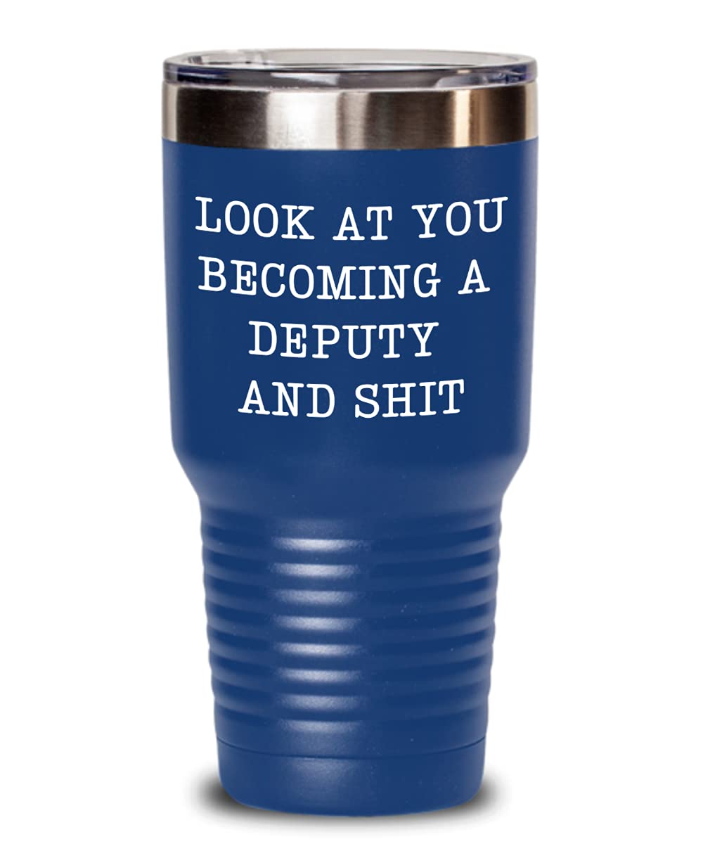 Deputy Graduation Gift - Sheriff Deputy Coffee Mug for Police Officers & Law Enforcement - Perfect for Graduation, Promotion & Office Use