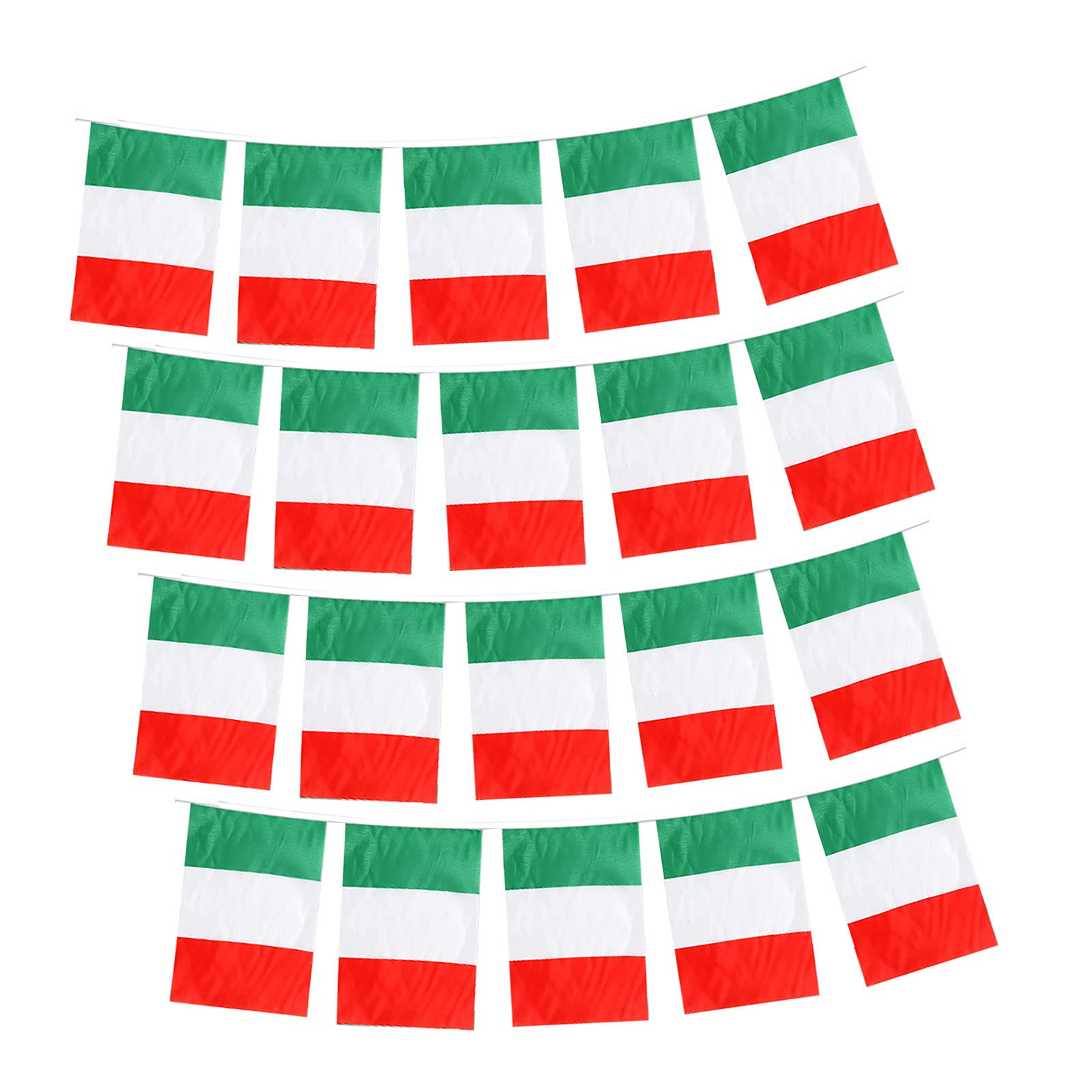 Italy Hanging Flag Decor - Mini String Flags for Window & Home Decor