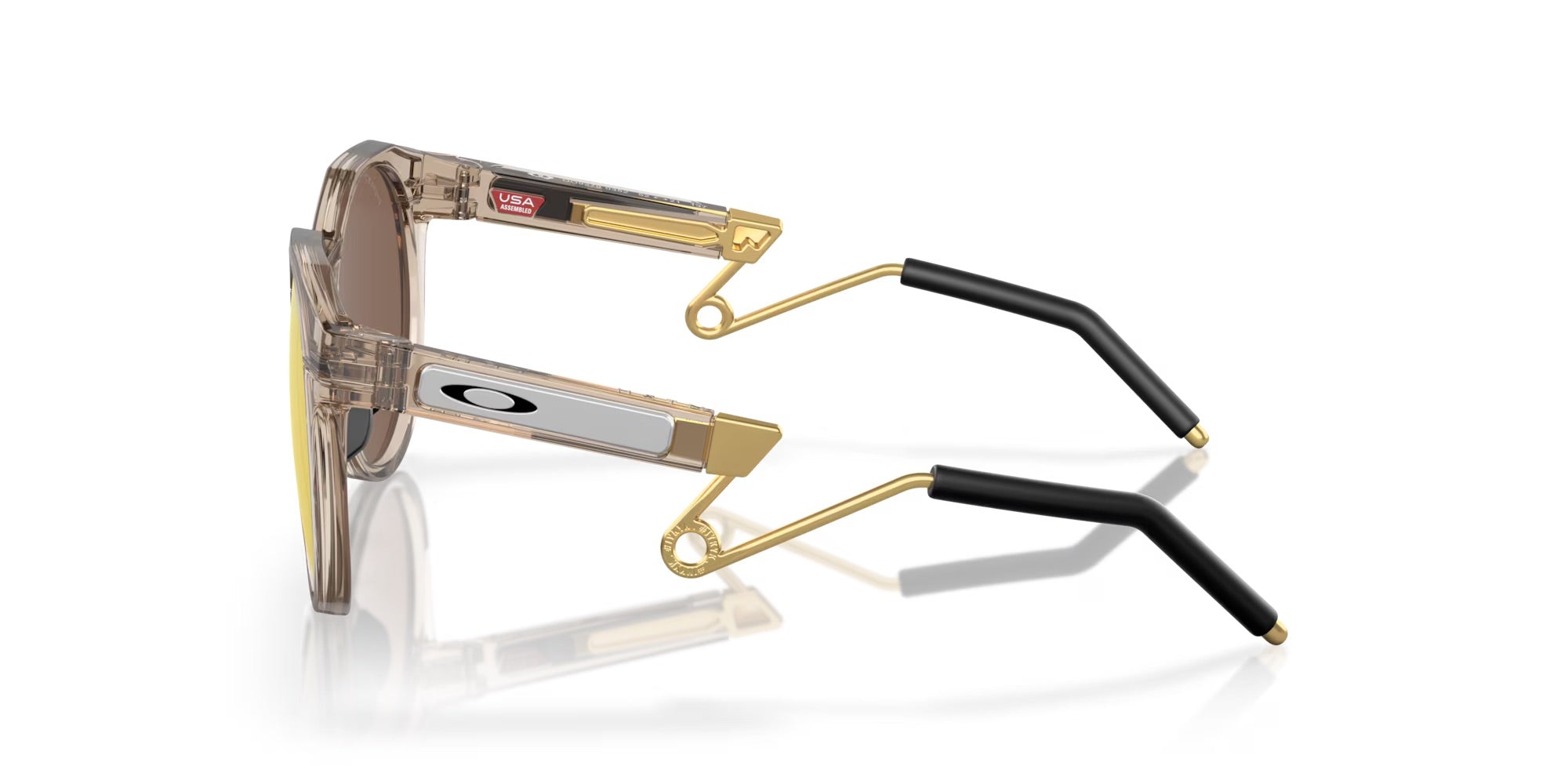 Oakley HSTN Metal Sepia Prizm 24K Polarized Sunglasses for Men & Women – Sport, Driving & Outdoor Activities