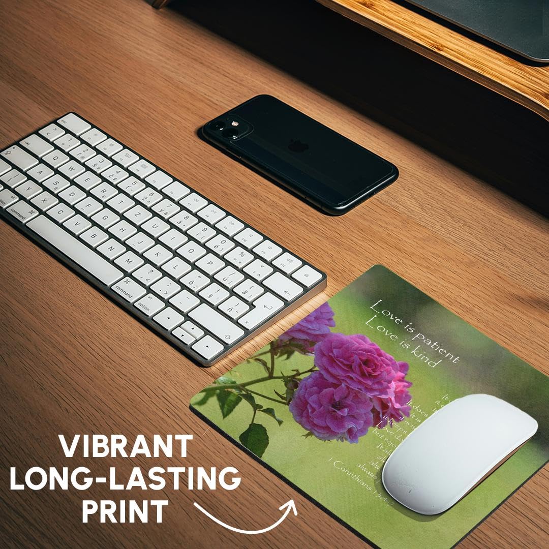 3D Rose Mouse Pad 8x8