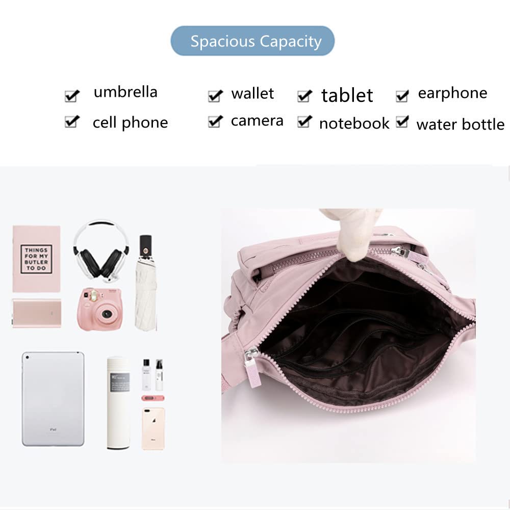 Stylish Women's Multi-Pocket Crossbody Bag - Fashionable Messenger & Shoulder Purse for Everyday Use, Work, Travel & Shopping