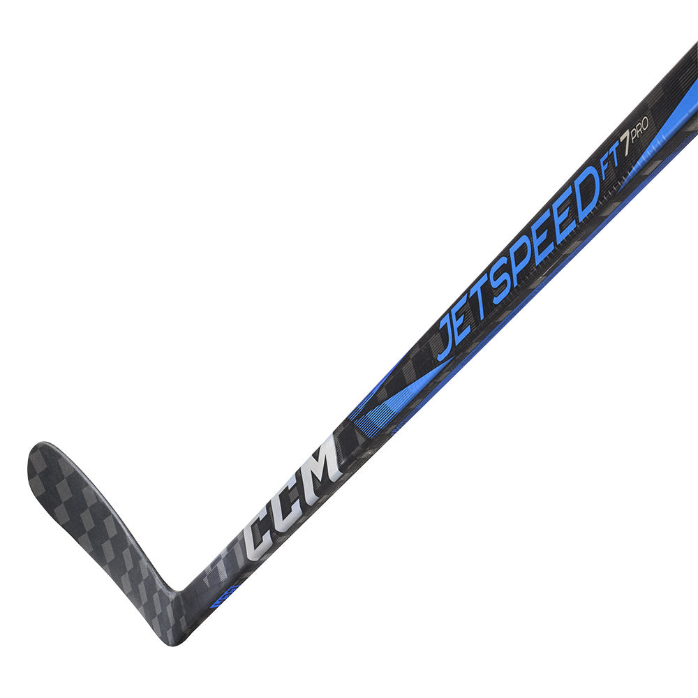 CCM Jetspeed FT7 Pro Intermediate Ice Hockey Stick - Lightweight Carbon Fiber Design for Enhanced Performance - Perfect for Competitive Play & Training Sessions