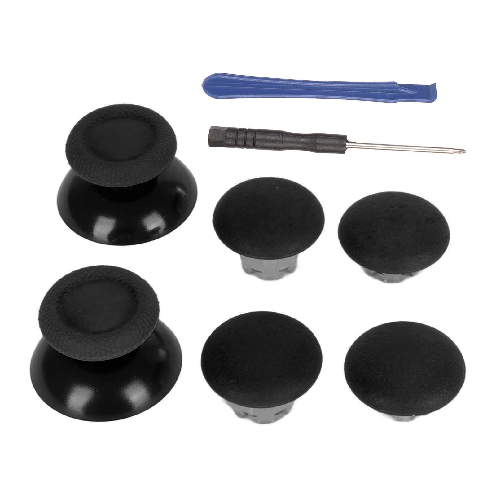 8-in-1 Multifunctional 3D Remote Sensing Thumb Stick for PS5 Controller - Adjustable Thumb Grip Replacement with 2pcs Thumb Stick Base, Plastic Analog Joystick Cap - Perfect for Gaming, FPS, Racing & VR Games