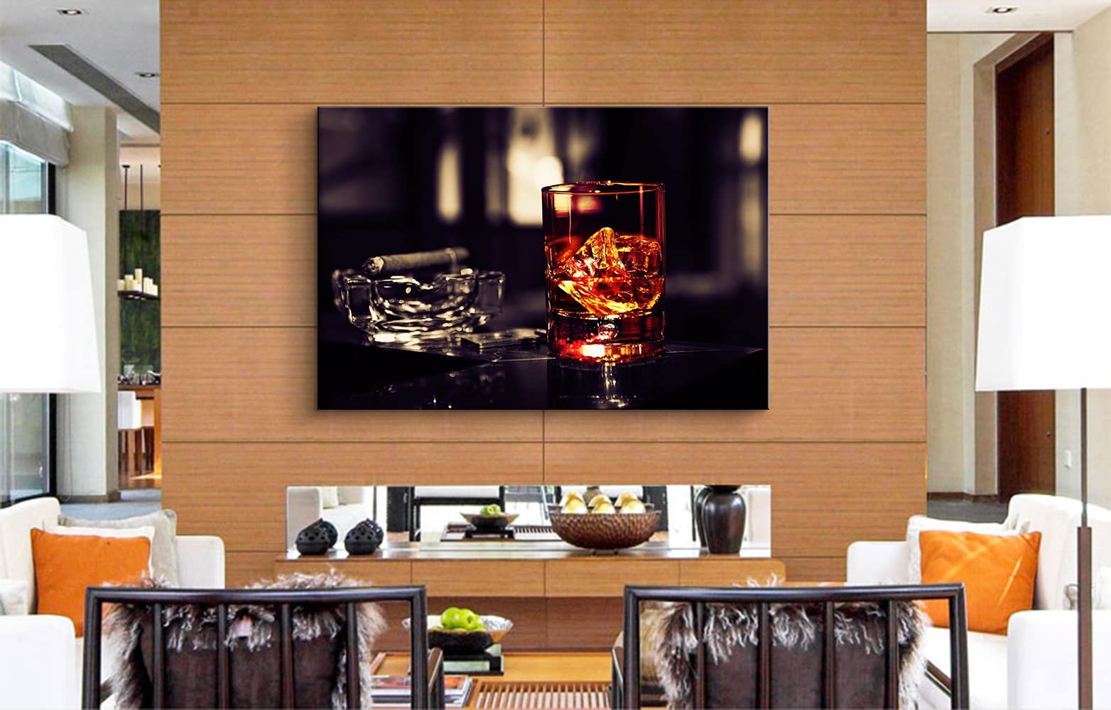 Bar Art Kitchen Frames - 12x18 Inch Whiskey Wall Decor & Food Poster for Dining Room, Pub, Bar - Perfect for Home Decor, Restaurant, Man Cave & Gift Ideas
