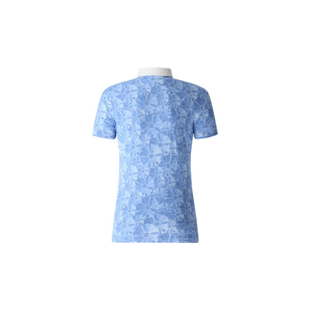 APSIK Lightweight Sunblock Printed Polo Shirt for Men - UPF 50+ UV Protection, Quick-Dry & Breathable - Perfect for Golf, Tennis, Beach & Outdoor Activities (Final Sale)