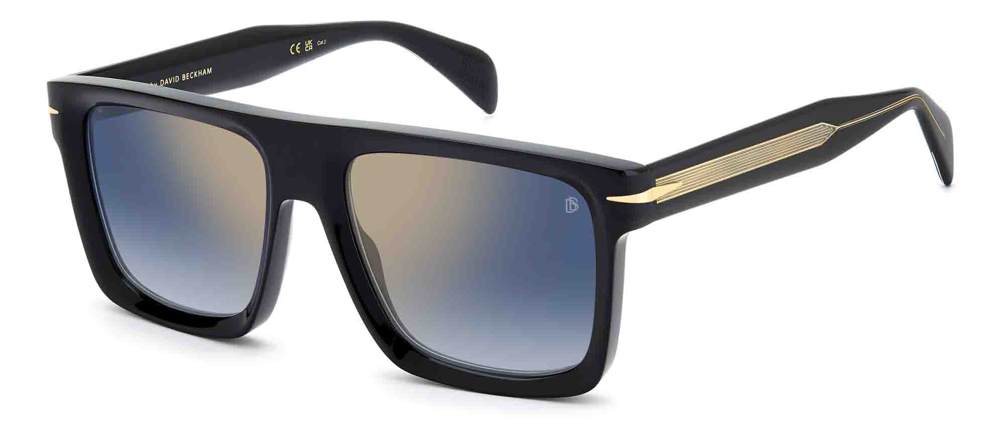 David Beckham DB7134/S Sunglasses - Polarized UV Protection Aviator Style for Men & Women - Perfect for Driving, Travel & Outdoor Activities