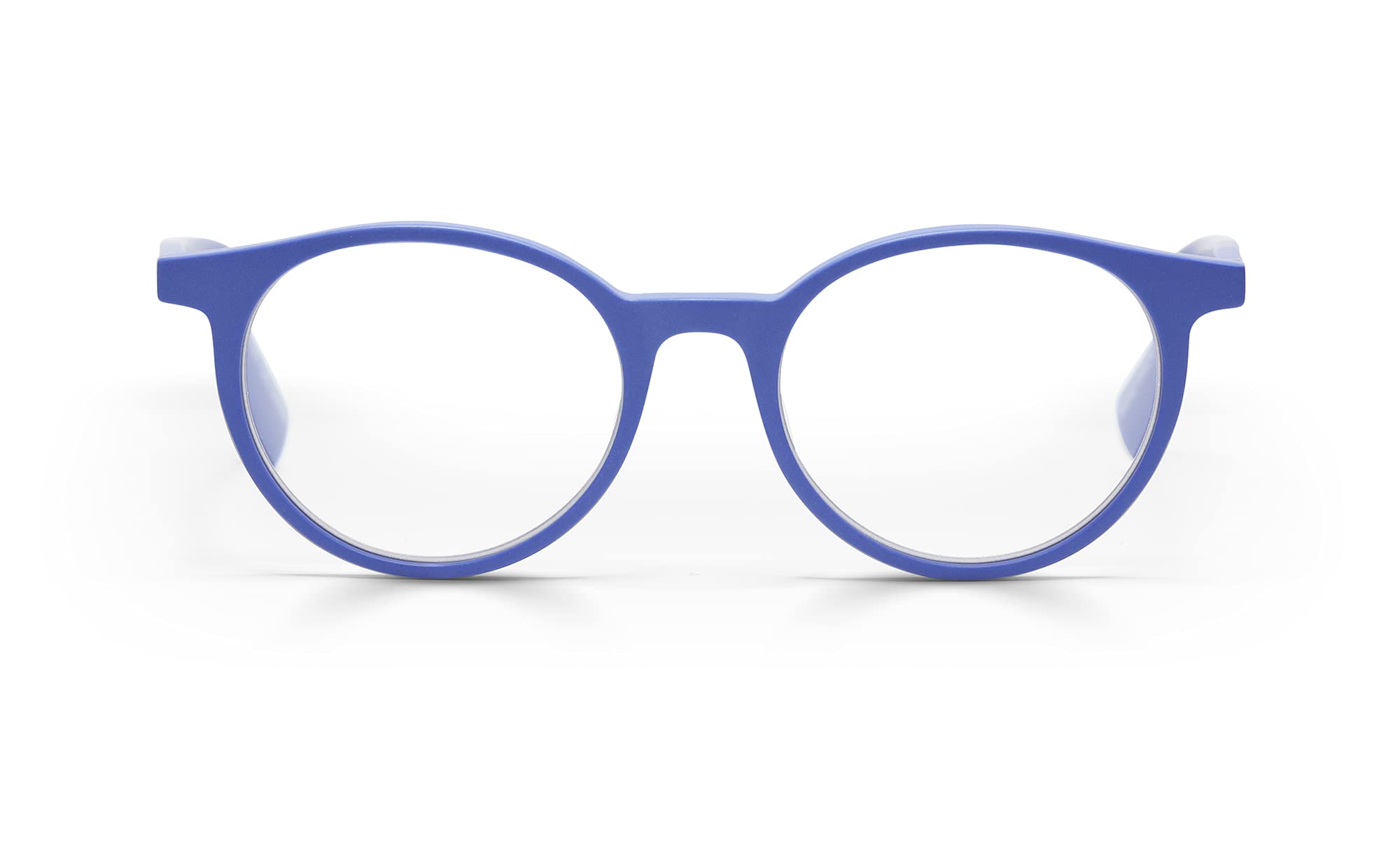 Eyebobs Eyewear Case Closed - Stylish Round Reading Glasses for Men & Women | Lightweight Comfortable Frames for Average Faces | Perfect for Office, Reading & Daily Use