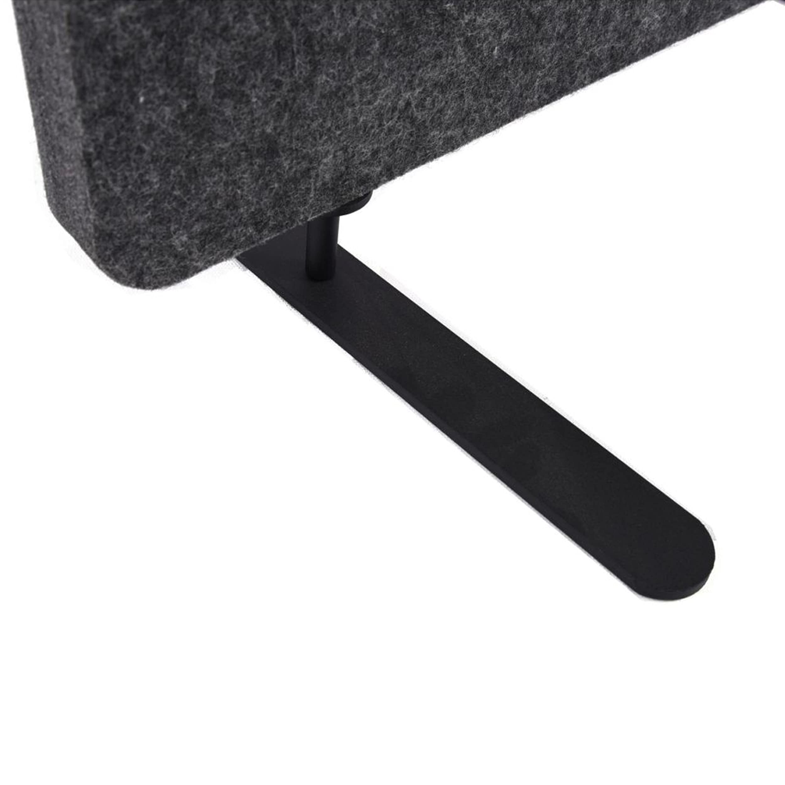 ReFocus Raw Freestanding Acoustic Desk Divider Privacy Panel - 23.6