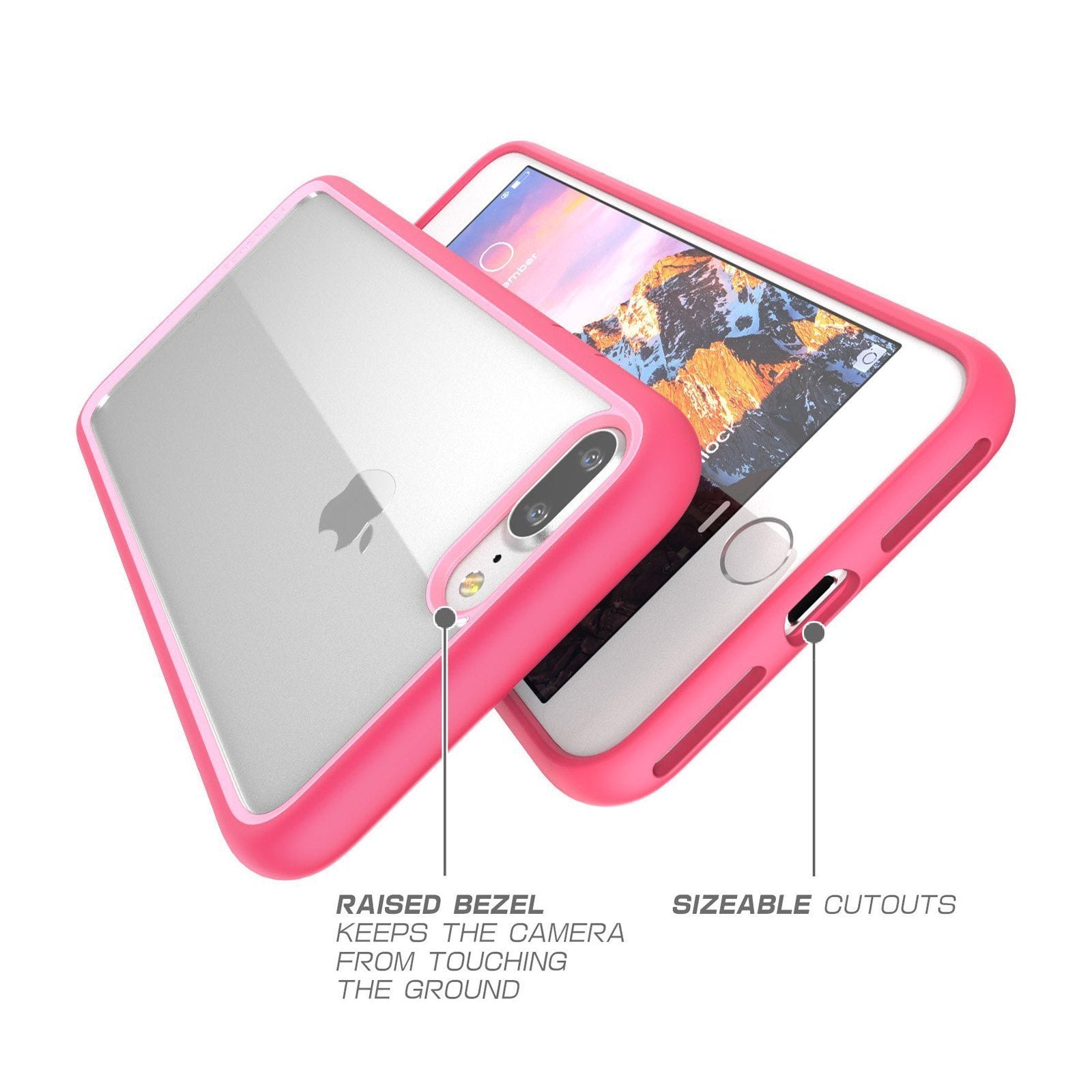 iPhone 7 Plus / 8 Plus Case - Unicorn Beetle Style Pink Protective Cover with Shockproof Design | Perfect for Everyday Use, Travel & Outdoor Activities