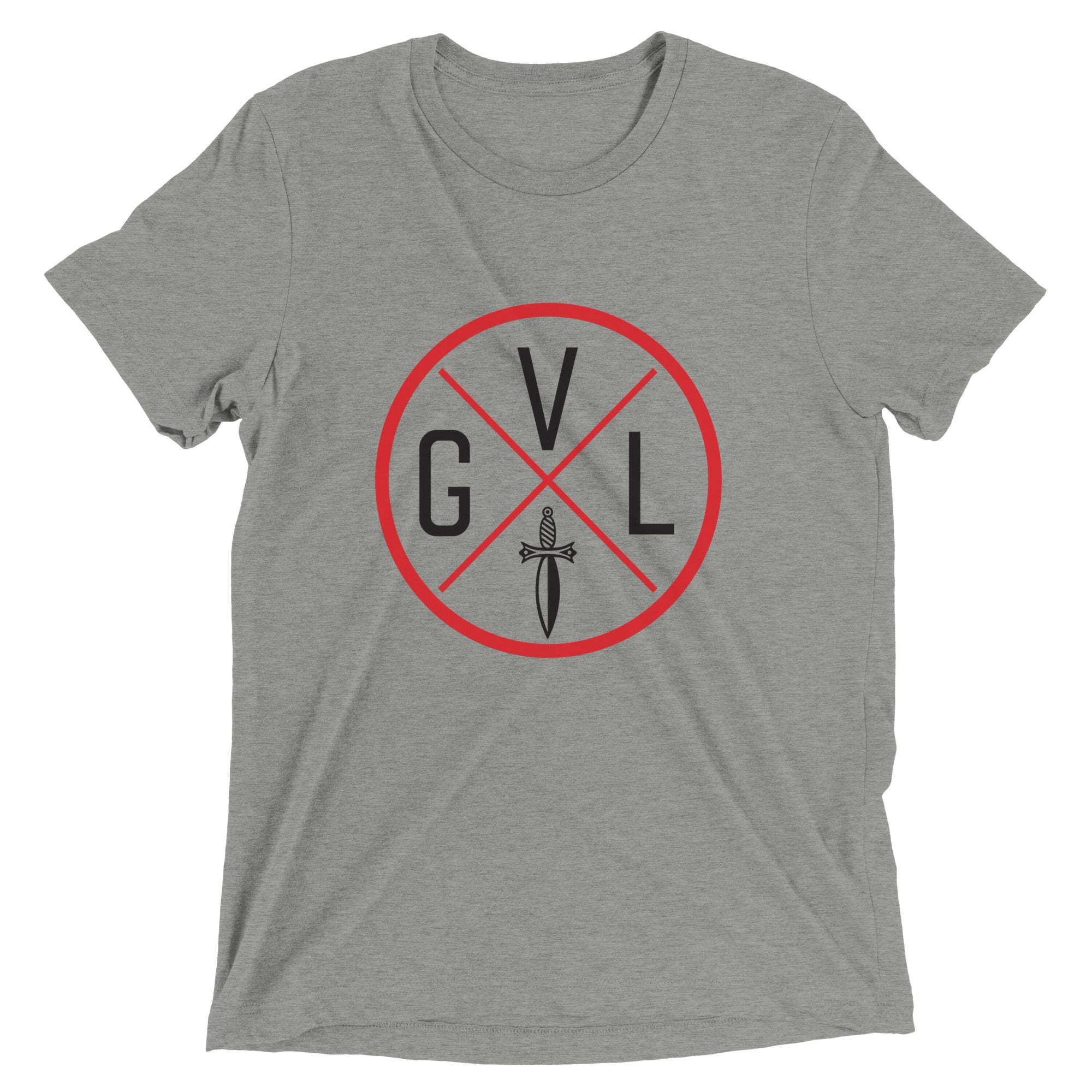 Gainesville Spartans RFC Tri-Blend T-Shirt - Comfortable & Durable Rugby Fan Apparel for Training, Games & Casual Wear