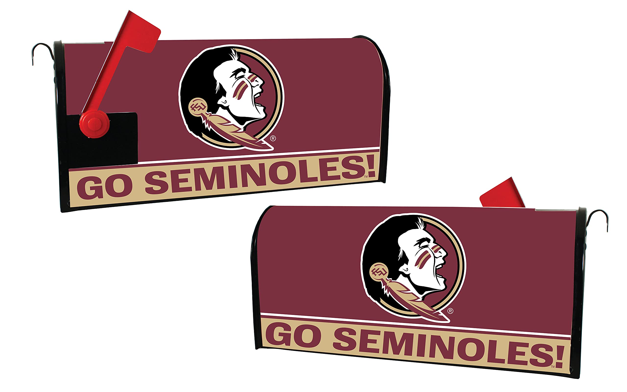 Florida State Seminoles Officially Licensed Mailbox Cover - 2021 Collegiate Design by R&R Imports | Perfect for College Football Fans & Home Decor