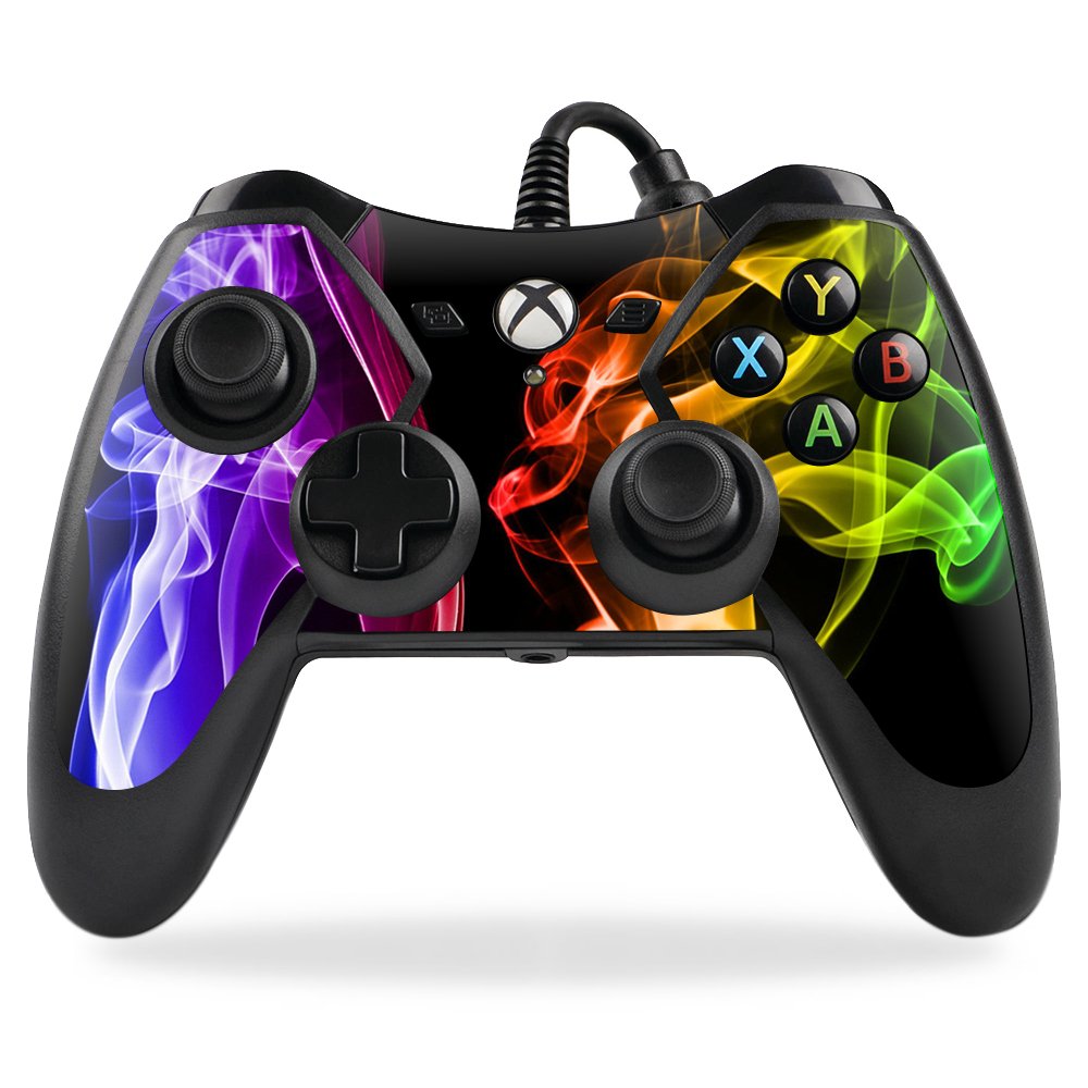 PowerA Pro Ex Xbox One Controller Skins - MightySkins Wrap Cover Sticker in Bright Smoke Design | Protective Decal for Gaming, Customization & Enhanced Grip | Perfect for Xbox One, Xbox Series X/S Controllers