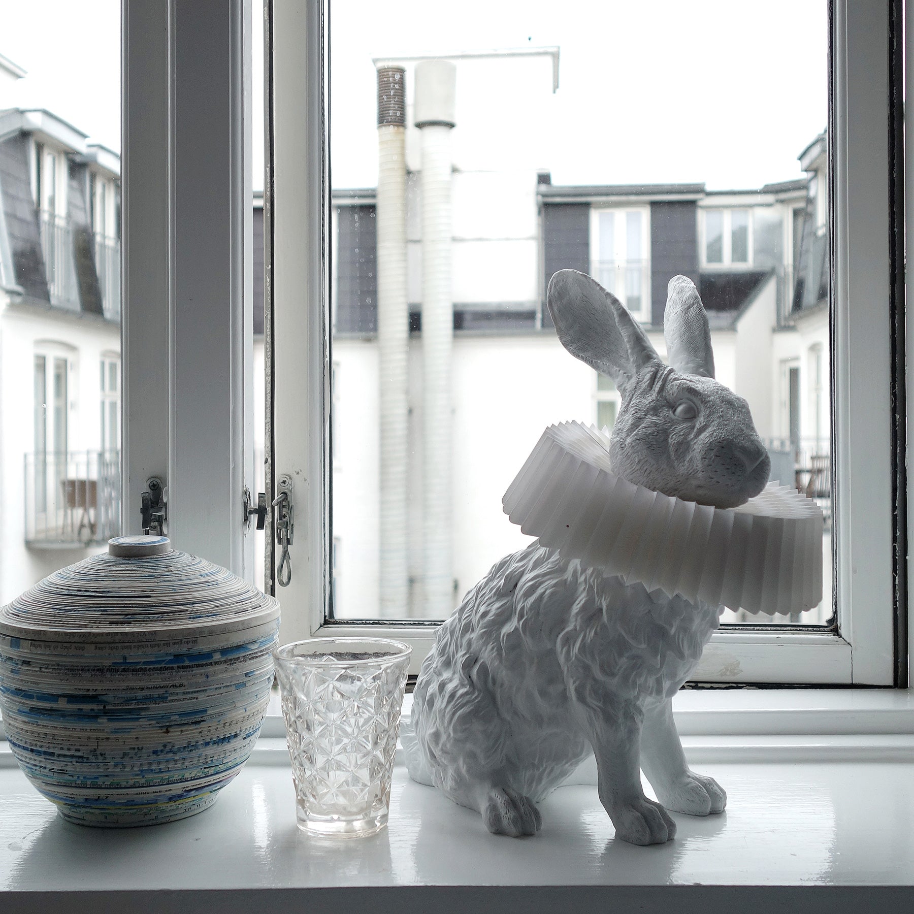 Rabbit X Table Lamp - Modern LED Nightstand Light for Bedroom, Living Room, Office - Dimmable Touch Control & USB Charging Port - Perfect for Reading, Relaxing & Decor