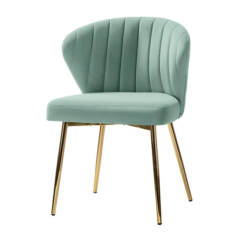Luxury Aruna Velvet Upholstered Accent Chair - Soft Velvet Fabric, Comfortable Seating for Living Room, Bedroom, or Office - Elegant Home Decor & Stylish Furniture