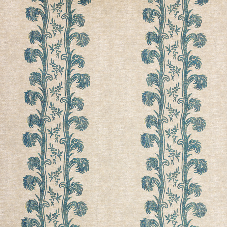 Plume Stripe Wallpaper - Teal Blue Peel and Stick Wallpaper for Bedroom, Living Room & Home Decor | Easy to Apply & Removable