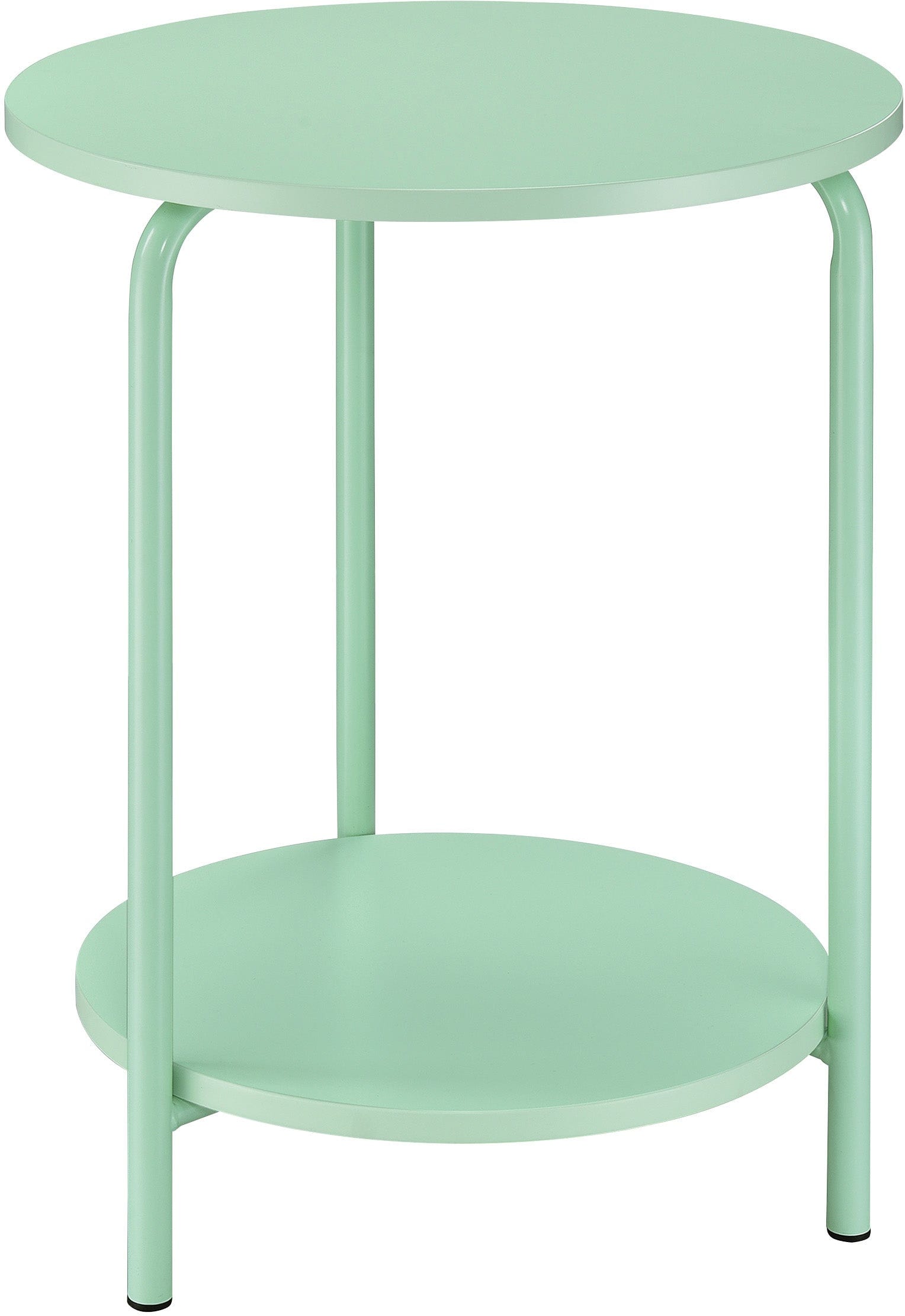 Office Star Elgin Accent Table - Modern Side Table for Living Room, Bedroom & Office - Small End Table with Sturdy Metal Base - Perfect for Coffee, Books & Decor (ELG)