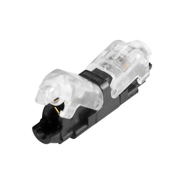 50 Pack NUZAMAS Quick Splice Wire Connectors - 2 Way 1 Pin Low Voltage Tap Terminals for Automotive, Home & DIY Electrical Wiring Projects