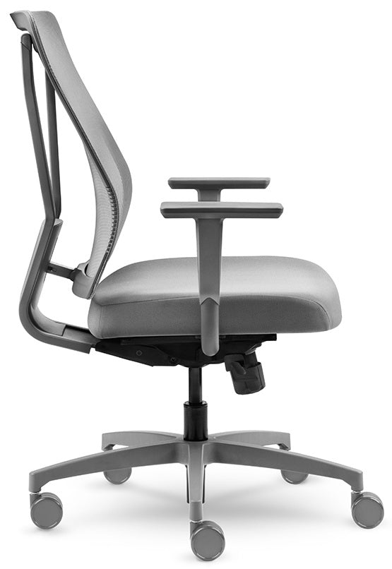 Allseating Levo Ergonomic Mesh Office Chair with Lumbar Support - Adjustable Height & Tilt [Model 47040] - Perfect for Home Office, Gaming & Workspaces