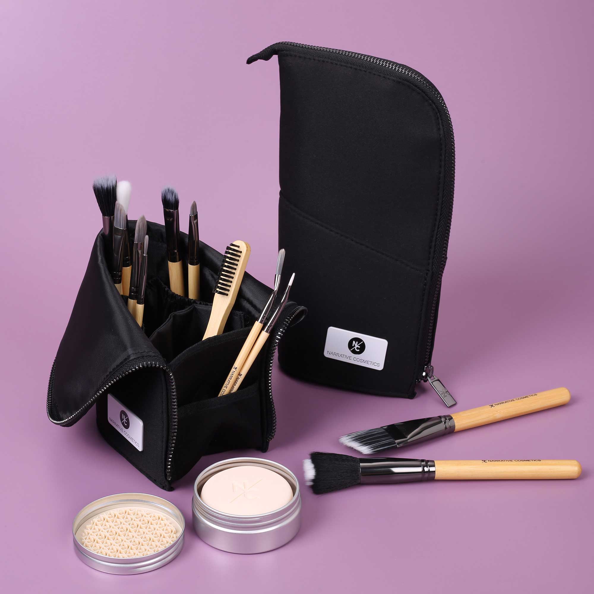 Professional SFX Makeup Brush Set for Special Effects Artists - Film, Theater & Halloween Makeup Kit - Essential Tools for Horror, Cosplay & Fantasy Character Creation